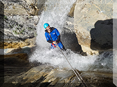 Canyon de la Blache à proximité de Barcelonnette